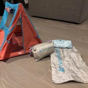 American Girl Tent and Sleeping Bags